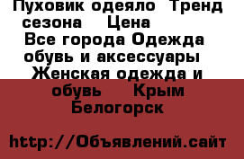 Пуховик-одеяло. Тренд сезона. › Цена ­ 3 900 - Все города Одежда, обувь и аксессуары » Женская одежда и обувь   . Крым,Белогорск